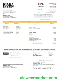 Kiana Petro Energy Co utility business bill, SCR